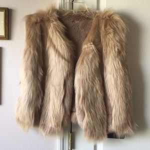 Imitation Fur Vest (Blonde)